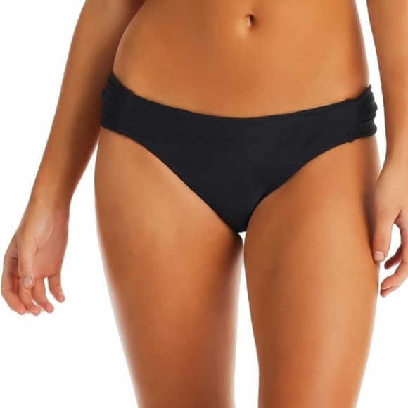 Jessica Simpson Women's Side Shirred Bikini Bottom NWT L - Picture 1 of 6